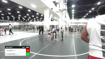 74 lbs Consi Of 8 #2 - Lawson Arrieta, Pomona Elite vs Gabriel Greenfield, Mountain Man WC