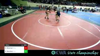 106 lbs Consolation - Cashlie Bowman, Prodigy Wrestling vs Ramey Sanchez, Morris Wrestling Association