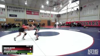 135 (137) Champ. Round 2 - Brooke Ironside, California (San Ramon) vs Brook Boone, Eureka Senior