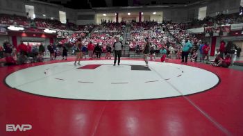 135 lbs Semifinal - Corey Harris, Tulsa Union Girls vs Nevaeh Reyes, Lawton