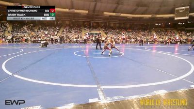 49 lbs Round Of 16 - Christopher Moreno, Reign vs Grady Black, Big Game Wrestling Club
