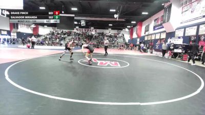 126 lbs Cons. Round 2 - Salvador Miranda, Valley View vs Drake Finch, Mission Viejo