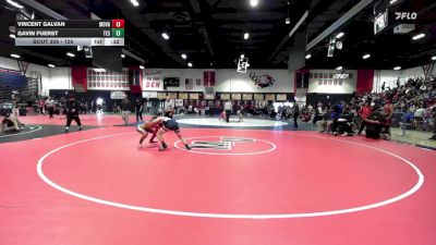 126 lbs Cons. Round 2 - Vincent Galvan, Moreno Valley vs Gavin Fuerst, Tesoro
