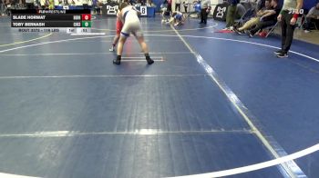 116 lbs Consy 6 - Slade Horwat, Derry Area vs Toby Bernash, Chestnut Ridge