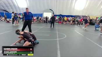 80 lbs Finals (2 Team) - Ryker Leonard, Rogue Wrestling vs Kamden Deshon, Neighborhood Wrestling