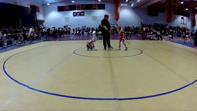 53 lbs Round 2 - Crew Trout, Clinic Wrestling FXBG vs Amaryllis Pagans, Reaper Wrestling Club