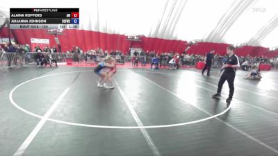 120 lbs Round 1 - Alaina Roffers, Aviators Wrestling vs Julianna Johnson, St. Croix Falls Wrestling Club