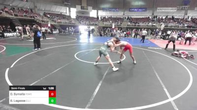 137 lbs Semifinal - Donovan Symalla, Pomona Elite WC vs Brysen Lagasse, Ellicott