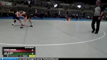 93 lbs Quarterfinals (8 Team) - Kaden Shimek, NLS (New London/Spicer) vs Joe Alger, Waconia