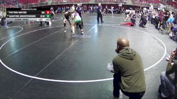 120 lbs Cons. Semi - Payten Meyer, 308 Wrestling Academy vs Sawyer Groetzinger, Central City JR. Wrestling