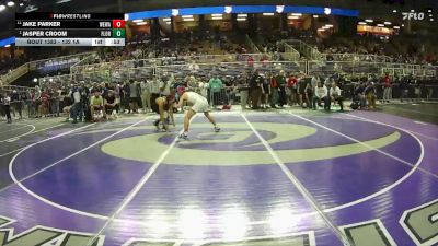 132 1A 5th Place Match - Jake Parker, Wewahitchka vs Jasper Croom, Florida