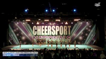 Pro Spirit - Titanium [2026 L2 Junior - Flex - D2 - Small - B Day 2] 2026 CHEERSPORT National All Star Cheerleading Championship