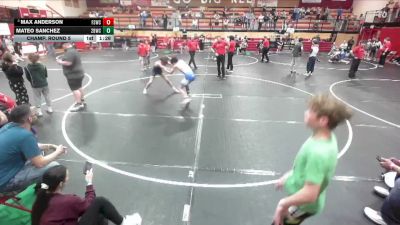 126 lbs Champ. Round 5 - Max Anderson, Fighting Squirrels Wrestling Club vs Mateo Sanchez, 208 Badgers Wrestling Club