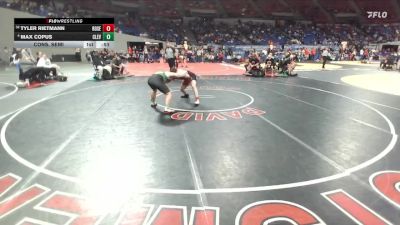 6A Boys 165 lbs Cons. Semi - Tyler Rietmann, Roseburg Boys vs Max Copus, Cleveland Boys