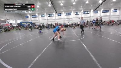 114-120 lbs Round 1 - Presley Sandobal, Rough House Wrestling Club vs Morgan Jones, Storm