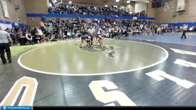 155lbs Cons. Semi - Amailee Niz, Yelm (Girls) vs Lauraine Smith, Hood River Valley