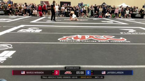 Marco Miranda vs Jayden Larson 2025 ADCC Orlando Open/Youth Trials
