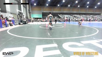 95 lbs Round Of 16 - Milo Ward, Bruiser WC vs Aiden Salindong, Durham Wrestling Club