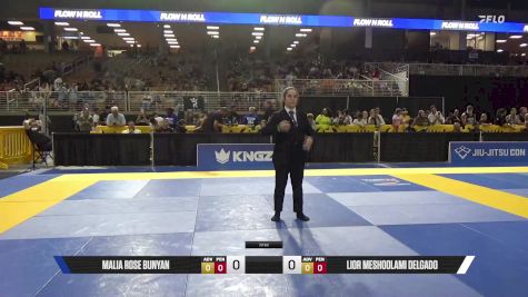 Lior Meshoolami Delgado vs Malia Rose Bunyan 2025 Pan Kids Jiu-Jitsu IBJJF Championship