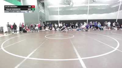 130 lbs Quarterfinal - Khloe Robinson, Bentonville High School Wrestl vs Lylah Irizarry, Greater Heights Wrestling