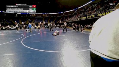 75 lbs Consy 4 - Elijah Weeks, Bellwood Antis vs Henry Heidenreich, Shaler