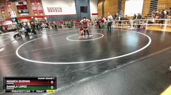 110 lbs Champ. Round 2 - Daniela Lopez, Rawlins vs Avianca Guzman, Laramie