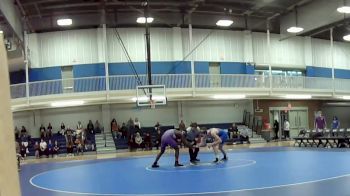 133 lbs Round 3 (8 Team) - Collin Kuhn, Muskegon Community College vs Marquan Godfrey, Joliet Junior College