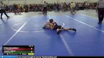 76 lbs Round 2 (8 Team) - Tommy Gretz, Mat Factory vs Titus Colangelo, All-American