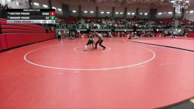 132 lbs Cons. Round 1 - Hector Prado, Coronado vs Braden Trang, Southlake Carroll