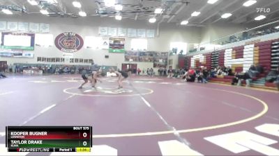 107 lbs Quarterfinal - Kooper Bugner, Lewiston vs Taylor Drake, Kuna