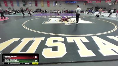 141 lbs Quarterfinal - Evan Onstad, Wisconsin-Whitewater vs Gavin Hilyar, Augsburg