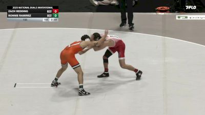 133 lbs Quarters & 1st Wb (16 Team) - Zach Redding, NC State vs Ronnie Ramirez, Oklahoma State