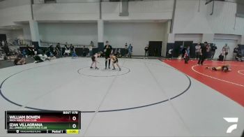 80 lbs Round 4 - William Bowen, Rock Wrestling Club vs Izan Villagrana, All American Wrestling Club