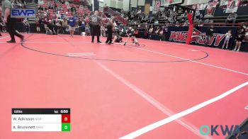 52 lbs Quarterfinal - Wyatt Adkisson, Team Nomad vs Adam Brummett, Sperry Wrestling Club