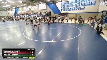 80 lbs Cons. Semi - Samantha Emmett, Uintah Jr High Wrestling vs McKynli Massey, Uintah Girls Wrestling Club