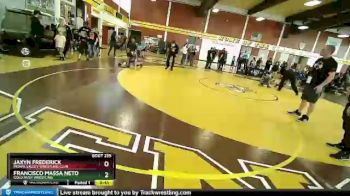 91 lbs Round 2 - Francisco Massa Neto, Gold Rush Wrestling vs Jaxyn Frederick, Moapa Valley Wrestling Club