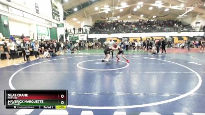 130 lbs Cons. Round 5 - Silas Crane, Heritage vs Maverick Marquette, East Valley