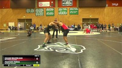 285 lbs Semifinal - Mustafa Farha, Palomar College vs Julian Bilezikjian, Rio Hondo College