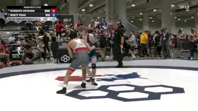 Cons. Round 1 - Roberto Estrada, Western Colorado Wrestling Club vs Rhett Peak, NYAC