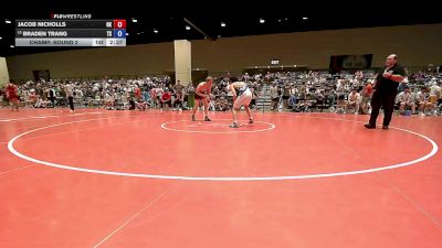 138 lbs Champ. Round 2 - Jacob Nicholls, OK vs Braden Trang, TX