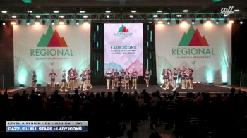 Dazzle U All Stars - Lady Icons [2026 L4 Senior - D2 - Medium Day 1] 2026 The Northeast Regional Summit