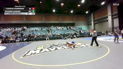 157 lbs Cons. Round 3 - Charles Sanderson, Vista Del Lago vs Maximus Duggins, Wheatland