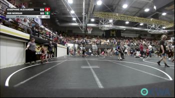 46 lbs Rr Rnd 3 - Josephine Alexander, Midwest City Bombers Youth Wrestling Club vs Iris Morgan, Madill Takedown