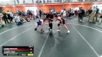 105 lbs Round 1 - Everett Finn, Grizzlies Wrestling Club vs Cohen Endicott, Hard Rock