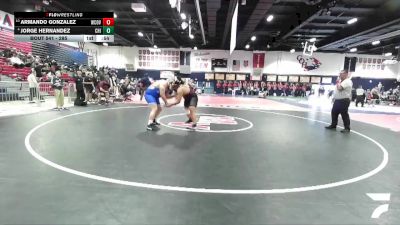 285 lbs Cons. Round 4 - Jorge Hernandez, Chino vs Armando Gonzalez, West Covina