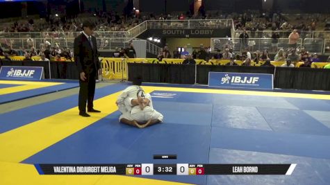 Leah Borno vs Valentina Didjurgeit Meliga 2025 Pan Kids Jiu-Jitsu IBJJF Championship