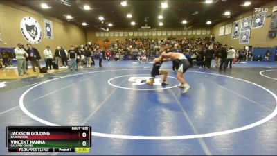 150 lbs 5th Place Match - Jackson Golding, Bakersfield vs Vincent Hanna, Calvary Chapel