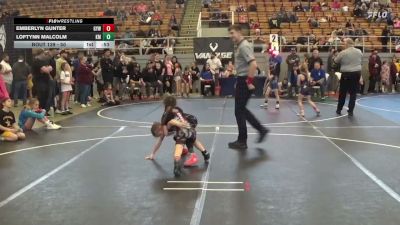 50 lbs Cons. Round 3 - Emberlyn Gunter, Goshen Youth Wrestling vs Loftynn Malcolm, Lady Warrior Wrestling Club