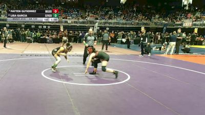 5A 120 lbs Quarterfinal - Lisa Garcia, El Paso vs Payten Gutierrez, Melissa