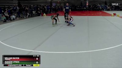 90 lbs Champ. Round 1 - William Buyck, TMBWWG vs Hudson Utsch, Paynesville